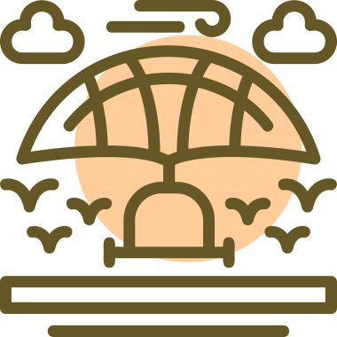 Modern b 'nin vektör illüstrasyonu eksik simgesi