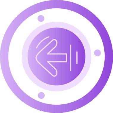 ok simgesi vektör illüstrasyonu