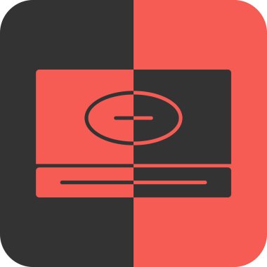 Uzun gölgeli bir dizinin vektör simgesi