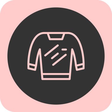 shirt simgesi vektör illüstrasyonu