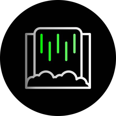 kitap web simgesi, basit vektör illüstrasyonu