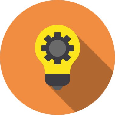 ampul simgesi vektör illüstrasyonu