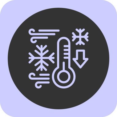 Termometre Düz Vektör Simgesi