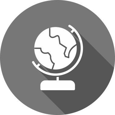 Dünya simgesinin vektör illüstrasyonu