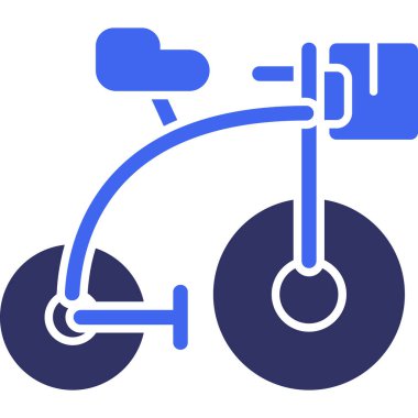 Bisiklet. Web simgesi basit illüstrasyon