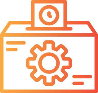 Teçhizat Web simgesi basit illüstrasyon