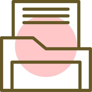 Bir kitap simgesinin vektör illüstrasyonu