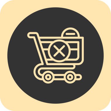 vektör alışveriş simgesi illüstrasyonu