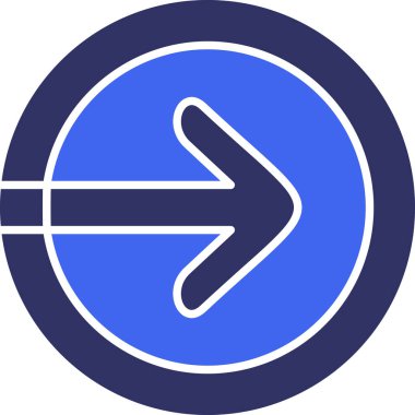 ok simgesi vektör illüstrasyonu