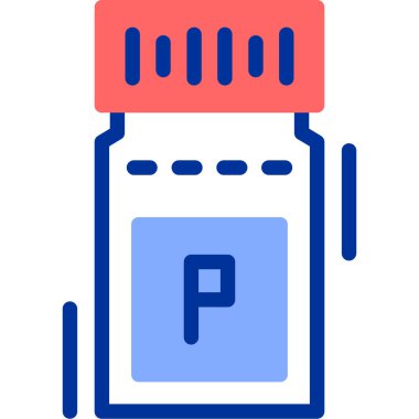 araba park simgesi modern taslak vektör çizimi