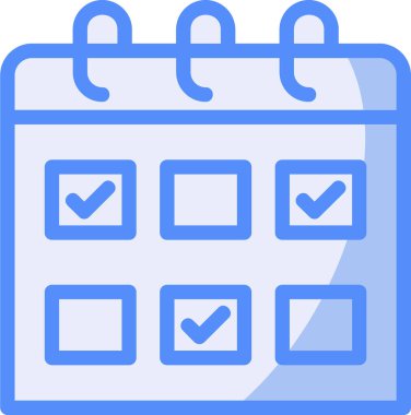 takvim tarihi uyarı mektubu simgesini