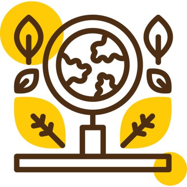 Küre. Web simgesi basit illüstrasyon