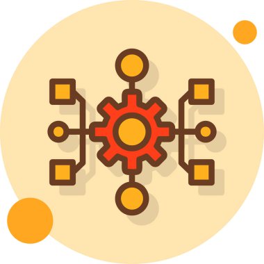 Küresel iş vektör simgesi