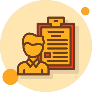 iş belgesi vektör simgesi