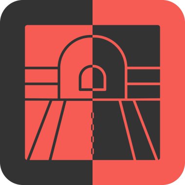 Kapı simgesi, vektör illüstrasyonu