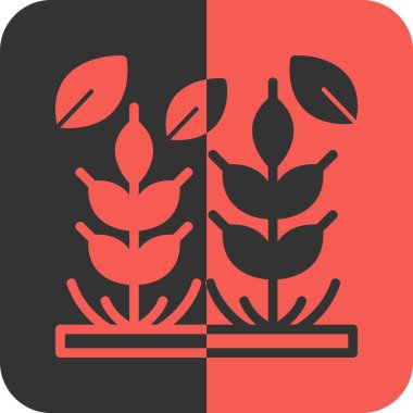 bitki simgesi, illüstrasyon vektörü