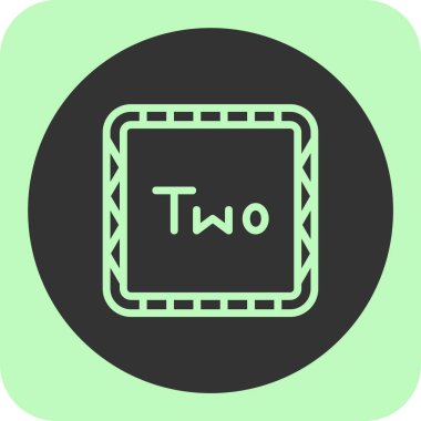 iki renkli film vektör simgesi