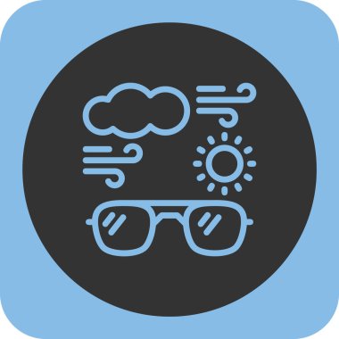 hava simgesi vektör illüstrasyonu