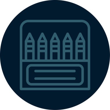 Askeri simgenin vektör illüstrasyonu