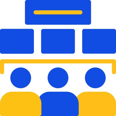 Bir binanın vektör illüstrasyonu