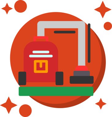 Gaz pompası kutsal kişilerin resmi, vektör çizim