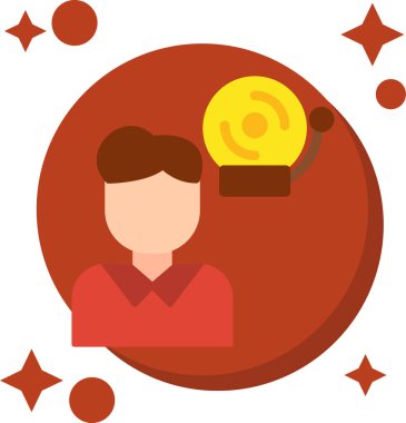 İş adamı para simgesi vektör illüstrasyonu