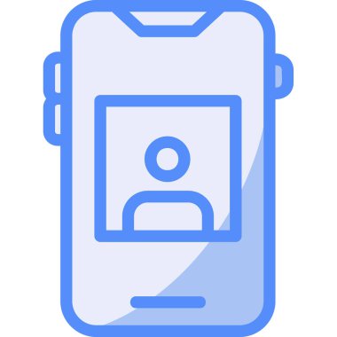 kullanıcı arayüzü simgesi, basit vektör illüstrasyonu