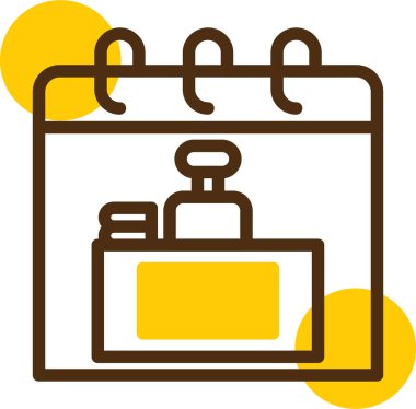 Bir kutu simgesinin vektör illüstrasyonu