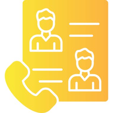 Sarı işareti olan bir adamın vektör çizimi