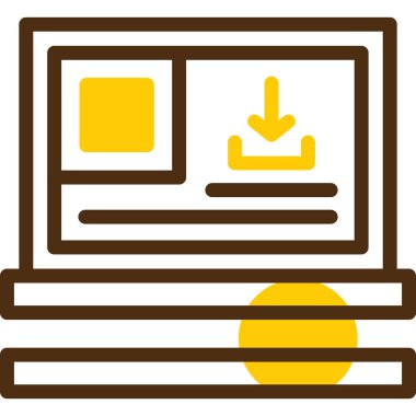 Tarayıcı. Ağ simgesi. resimleme