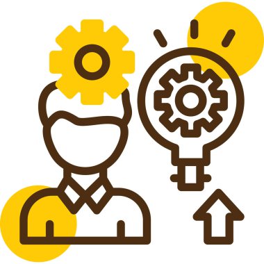 Dişliler. Web simgesi basit illüstrasyon