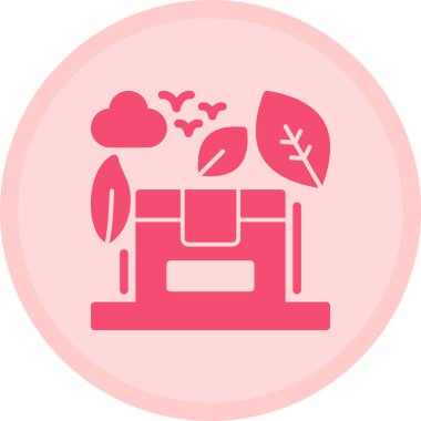 Bir simgenin vektör illüstrasyonu