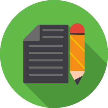 kalem renkli vektör simgesi