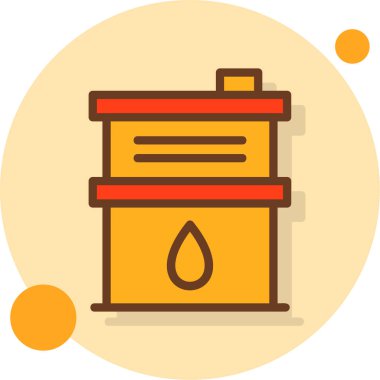 Benzin istasyonu vektör simgesi