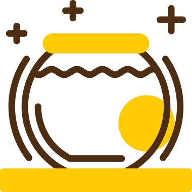 Bir saat simgesinin vektör illüstrasyonu