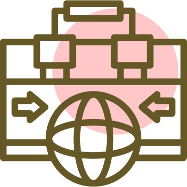 Ağ simgesi. vektör illüstrasyonu