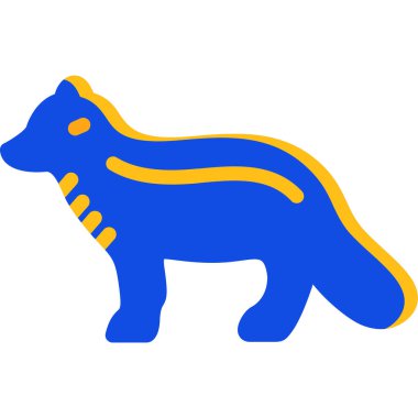 köpek simgesi vektör illüstrasyonu