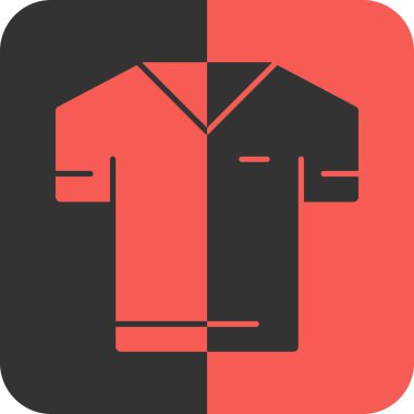 Giysi Vektörü Kabartma Simgesi Tasarımı