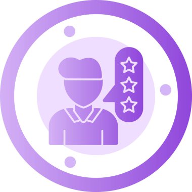 Yıldız. Web simgesi basit illüstrasyon