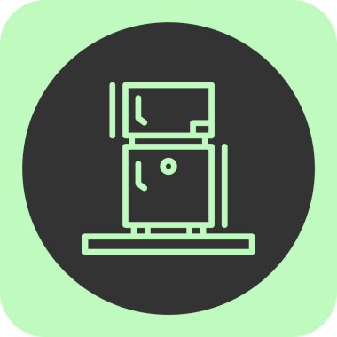 Modern bir tablet simgesinin vektör illüstrasyonu