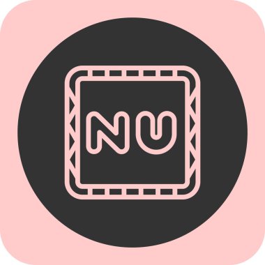 nft simgesi, vektör illüstrasyonu