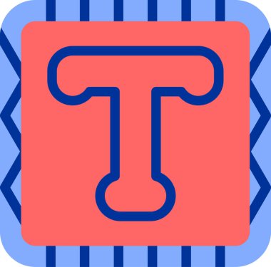 Modern b 'nin vektör illüstrasyonu eksik simgesi