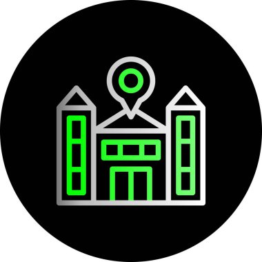 Yapılandırma simgesinin vektör illüstrasyon simgesi