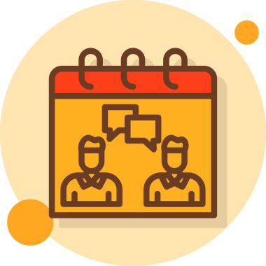 iş takvimi tarih simgesi - taslak biçimi