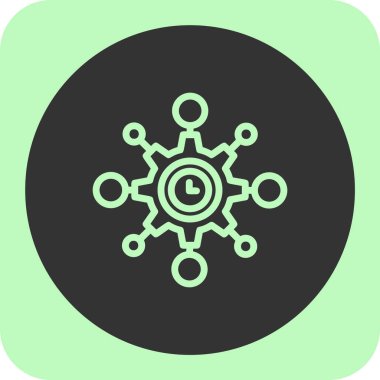 seo modern simgesinin vektör illüstrasyonu