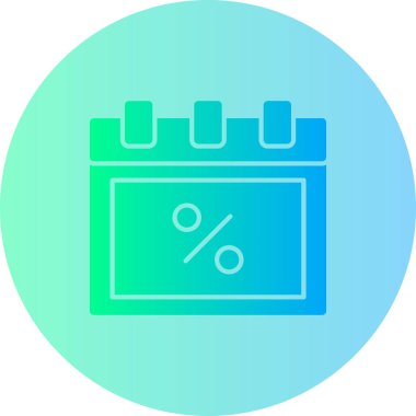 Takvim. Web simgesi basit illüstrasyon