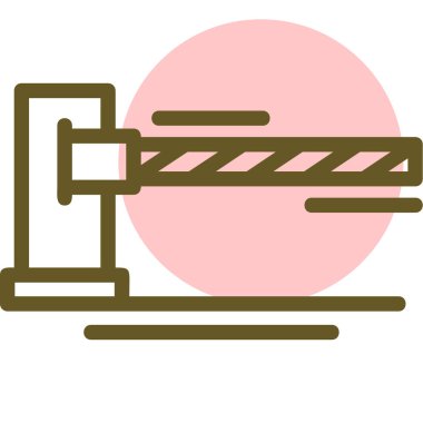 Vinç. Web simgesi basit illüstrasyon