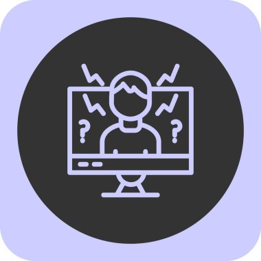 seo modern simgesinin vektör illüstrasyonu