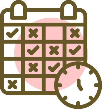 Takvim. Web simgesi basit tasarım