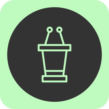 Modern simgenin vektör illüstrasyonu